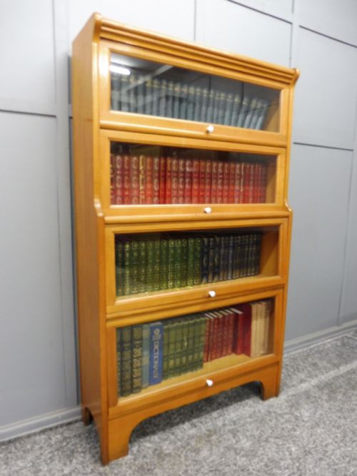 fig 1. 4 HEIGHT LAWYERS SECTIONAL BOOKCASE