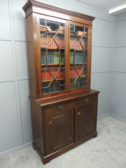 Late 19th Century Mahogany Bookcase