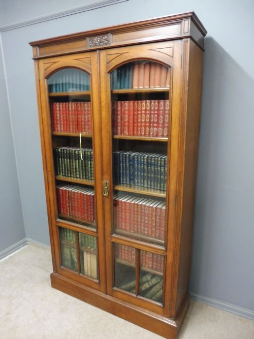 Victorian Period Walnut Bookcase