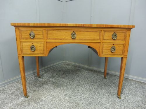 Edwardian Satinwood Writing Desk