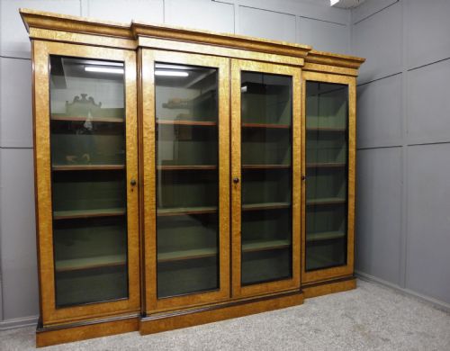 Large Hungarian Ash 4 Door Bookcase