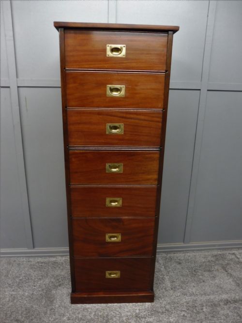 19th Century Mahogany Military Style Chest