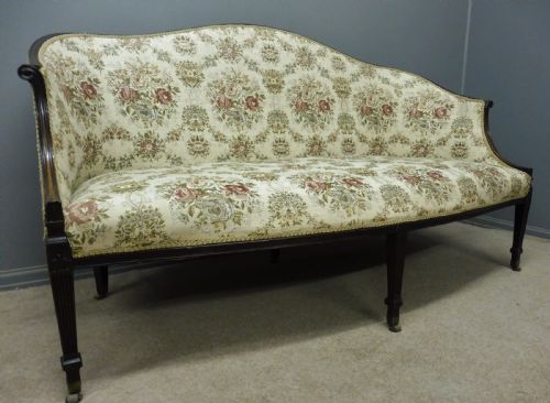Antique French Mahogany Sofa