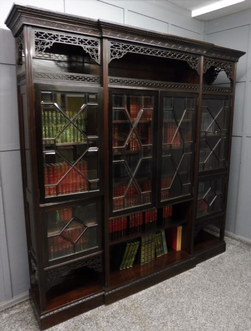 Mahogany Chippendale Revival Bookcase