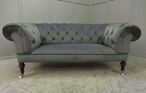 Newly Upholstered  Victorian Chesterfield Sofa