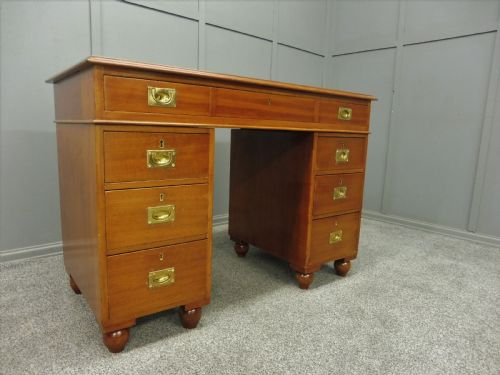 Mahogany Military Desk 
