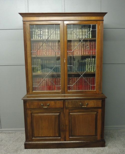 Edwardian Walnut Bookcase