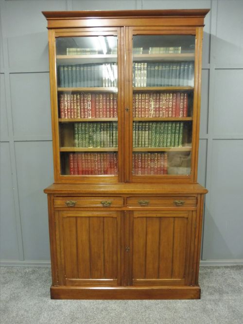 Victorian Walnut Bookcase