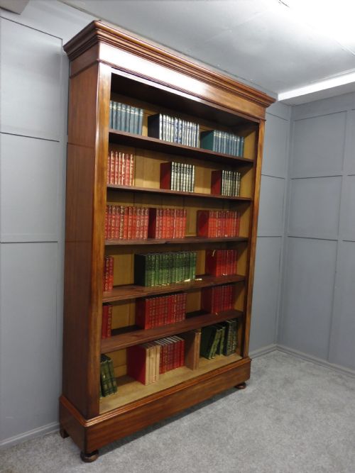 Large 19th Century French Mahogany Bookcase
