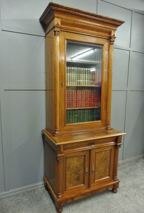 Antique French Walnut Bookcase