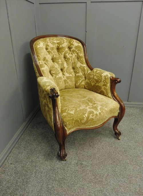 Fabulous Mid Victorian Rosewood Armchair