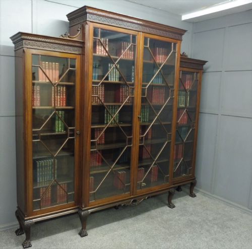 Large 19th Century Country House Bookcase