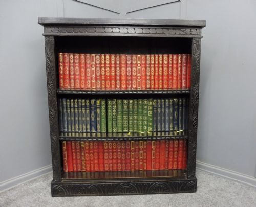 Victorian Dark Oak Bookcase