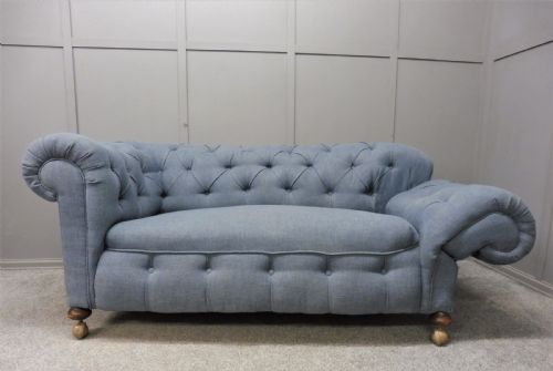 Antique Drop End Chesterfield Sofa Circa 1900