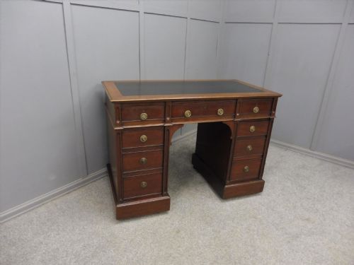 Small Edwardian Mahogany Desk