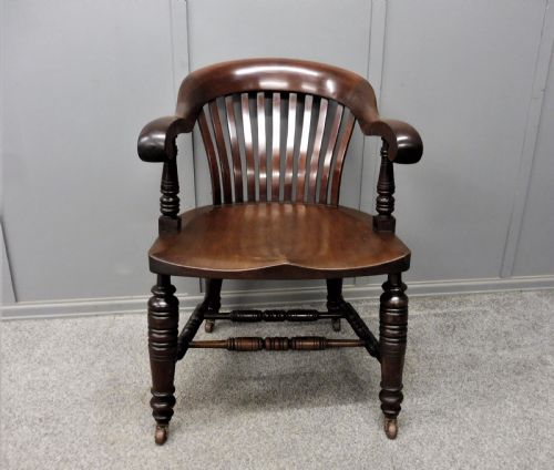 Victorian Mahogany Desk Chair