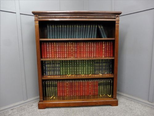 Late Victorian Walnut Bookcase