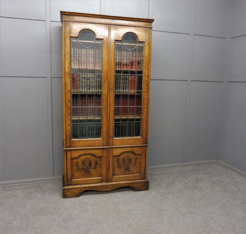 Edwardian Oak Bookcase