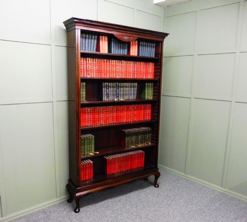 Unusual 19th Century Open Bookcase