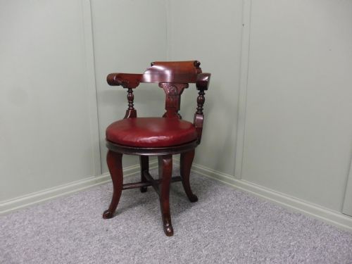 Original19th Century Ships Captains Chair/desk Chair