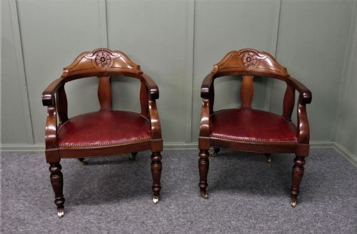 Pair of Desk or Library Chairs