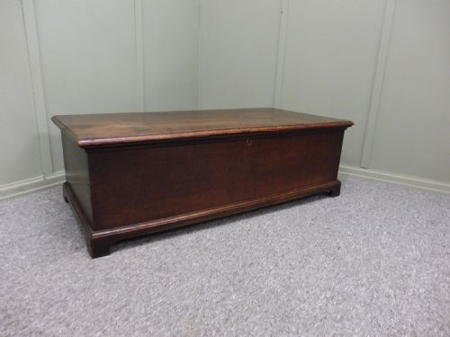 18th Century Oak Low Coffer/box