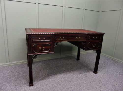 Mahogany Chippendale Revival Desk