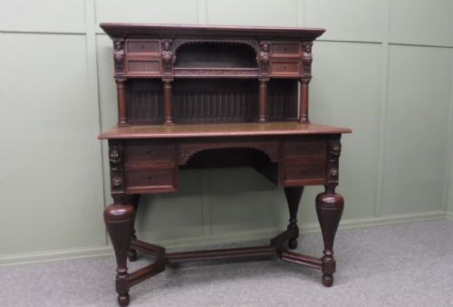 19th Century Flemish Oak Desk