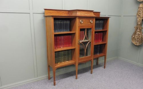 Inlaid Mahogany Bookcase