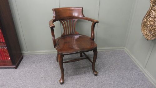 Edwardian Mahogany Desk/office Chair