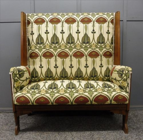Rare Scottish Arts and Crafts Bench