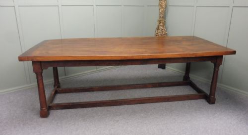 Large 18th/19th Century Oak and Elm Dining Table