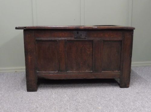 Early English Oak Coffer