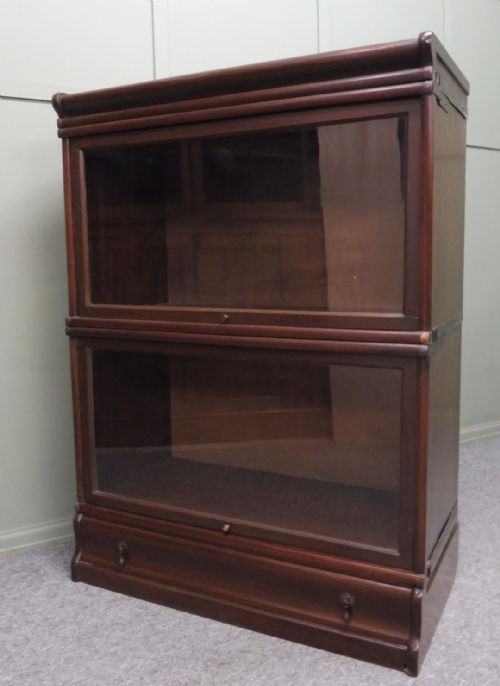 2 Stack Deep Globe Wernicke Bookcase