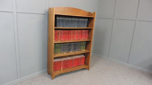 Oak Arts and Crafts Open Bookcase