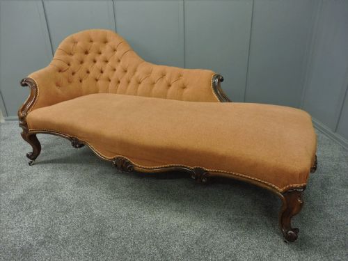 19th Century Rosewood Chaise Longue