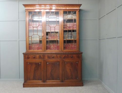 Mahogany Library Bookcase