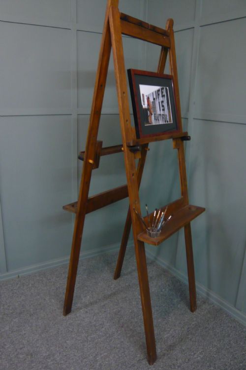 Artists Easel Double Sided Oak C1930