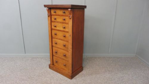 Golden Oak Victorian Wellington Chest
