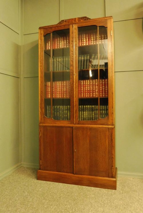 Art Deco Oak Bookcase