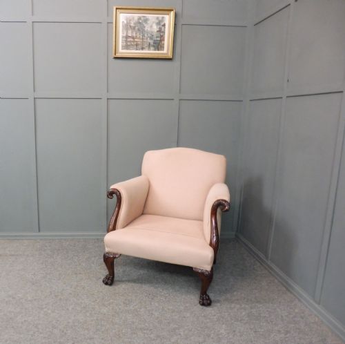 Fine Edwardian Mahogany Armchair