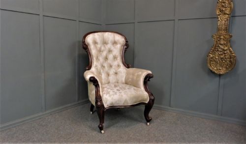 19th Century Mahogany Armchair