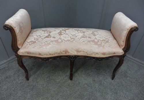 Victorian Mahogany Window Seat or Stool