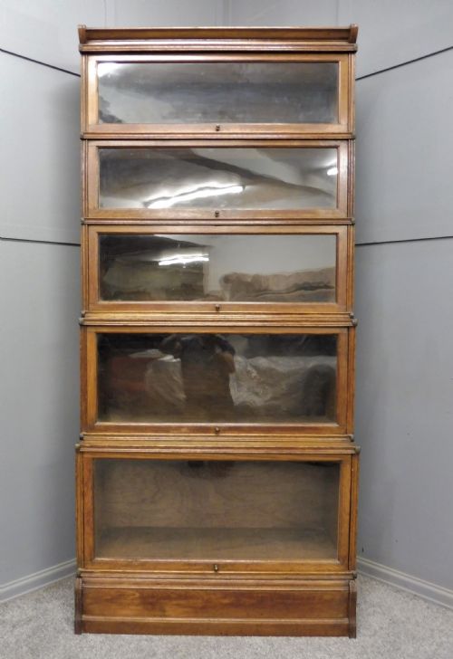 fig 1. TALL GLOBE WERNICKE STYLE SECTIONAL BOOKCASE