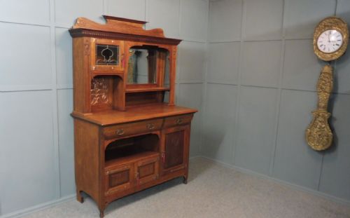 Oak Arts and Crafts Sideboard