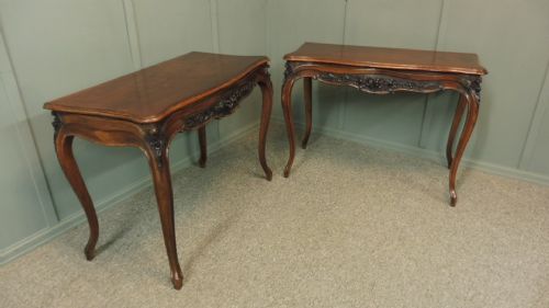 Superb Pair of French Console/side Tables