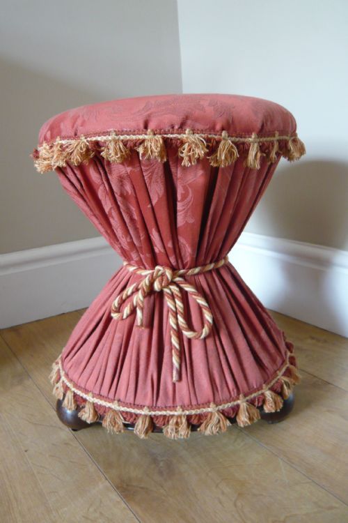 Rosewood Waisted Stool Mid Victorian C1850-1870