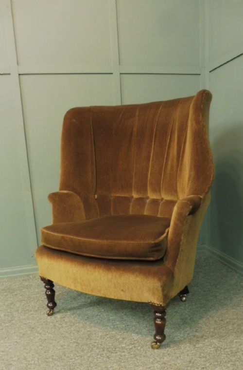 Antique Barrel Back Armchair