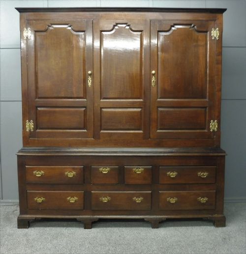 Large18th Century Housekeepers Cupboard/ Livery Cupboard