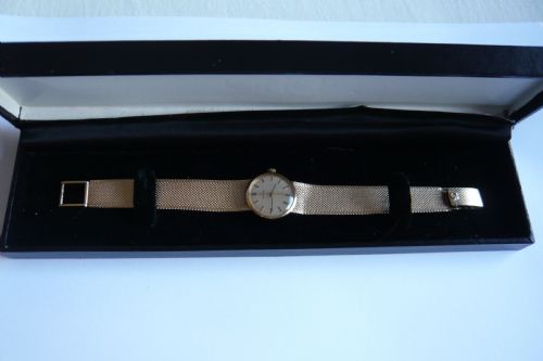 Omega a Lady's 9ct Gold Wristwatch 1969